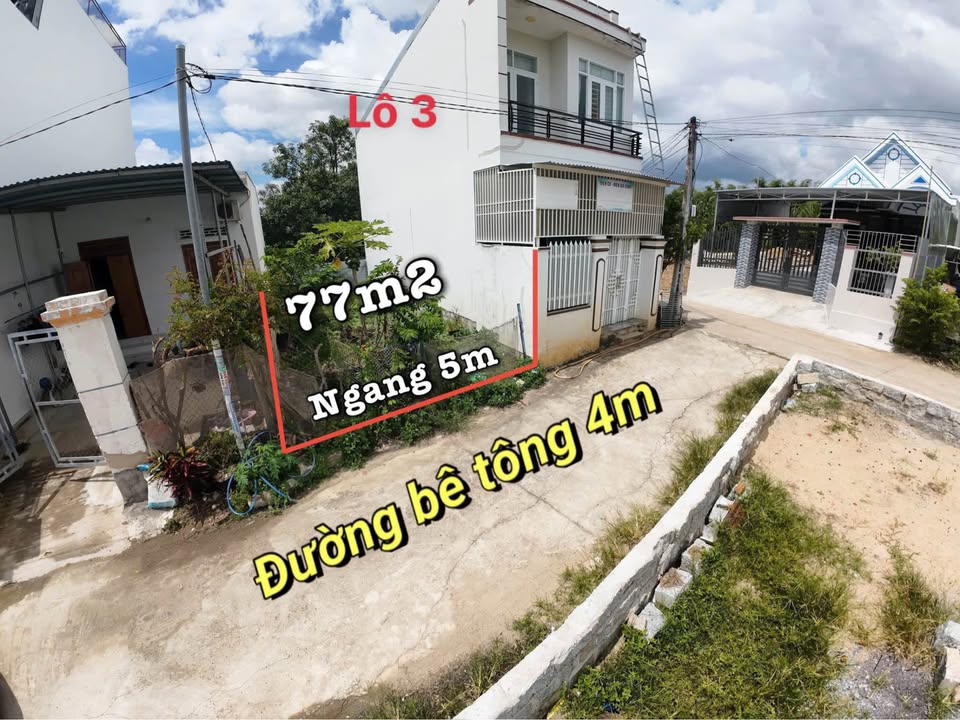 Đất nền Phú Ân Nam 2, Diên Khánh 77m² giá 1.55 tỷ - Cơ hội đầu tư hấp dẫn!