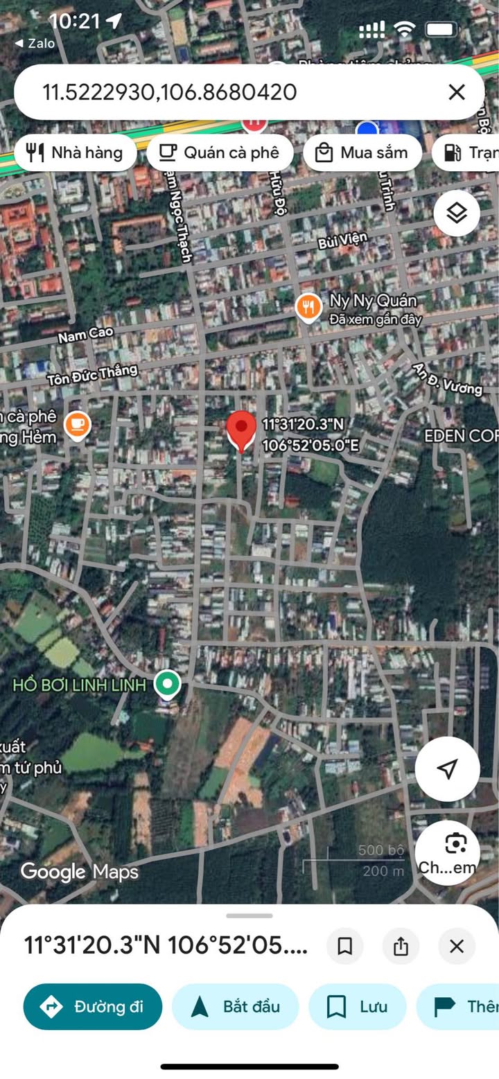 Đất nền Khu phố 5 Tiến Thành 185m² giá 1.2 tỷ - Sổ đỏ chính chủ, hướng Đông!