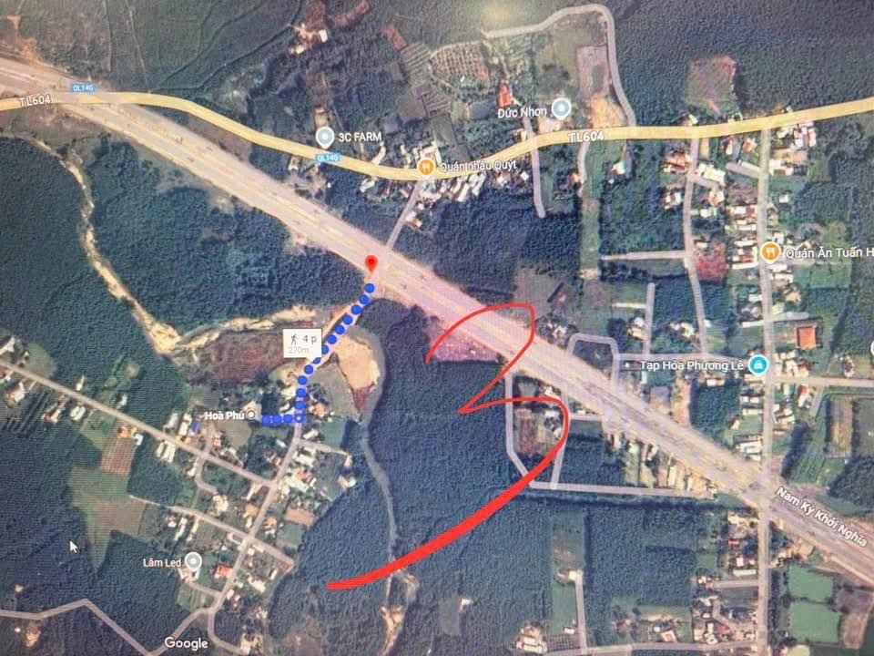 Đất nền Hoà Phú, Hoà Vang 1200m² giá 7.05 tỷ - Đầu tư sinh lời hấp dẫn!