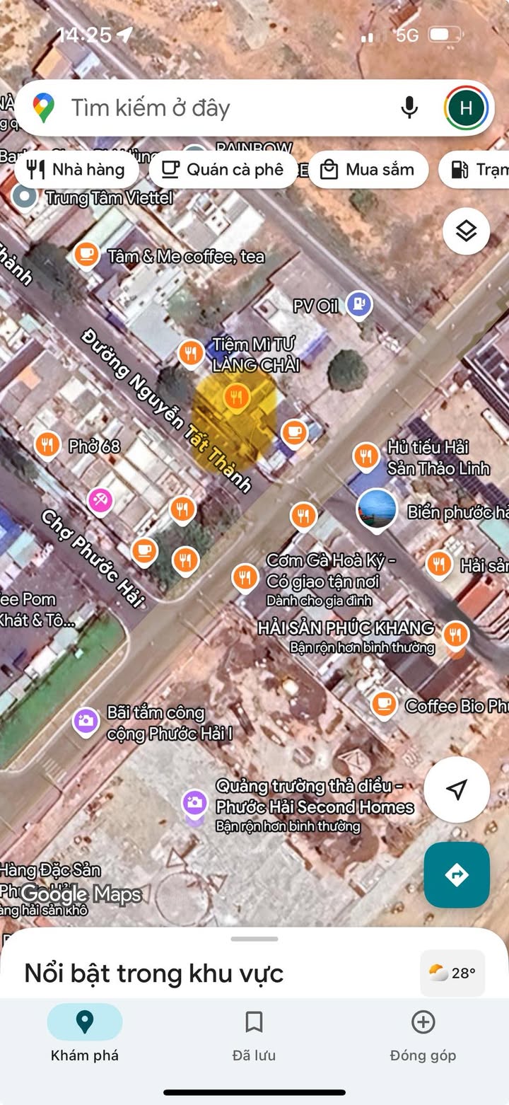 Mặt bằng cho thuê tại Nguyễn Tất Thành, Phước Hải 228m² - Vị trí đắc địa, kinh doanh sầm uất!