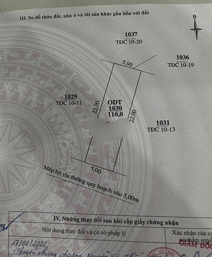 Đất MBQH Xuân Phương Sầm Sơn 110m² giá 4.15 tỷ - Sổ đỏ chính chủ