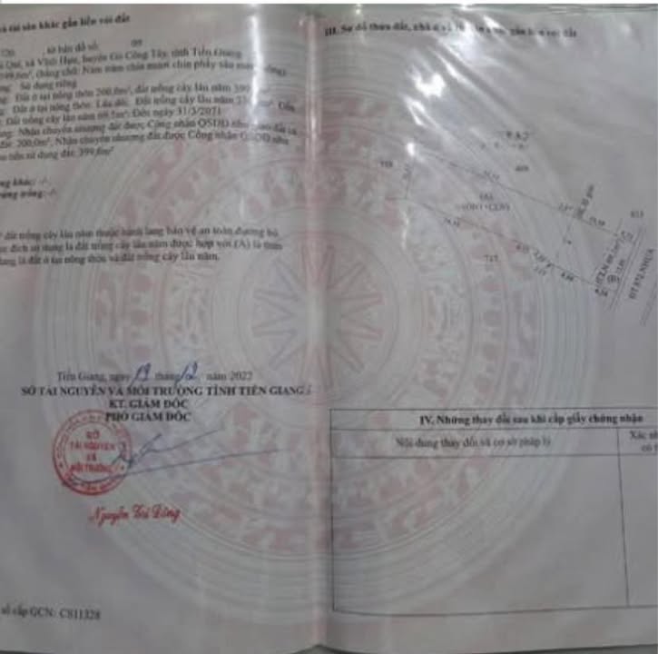 Đất mặt tiền DT827 Ấp Phú Quí, Gò Công Tây 599m² giá chỉ 3.897 tỷ - Cơ hội đầu tư lý tưởng!