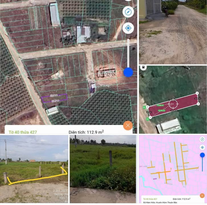 Đất thổ cư Hàm Hiệp 113m² giá 590 triệu - Cơ hội vàng cho nhà đầu tư!