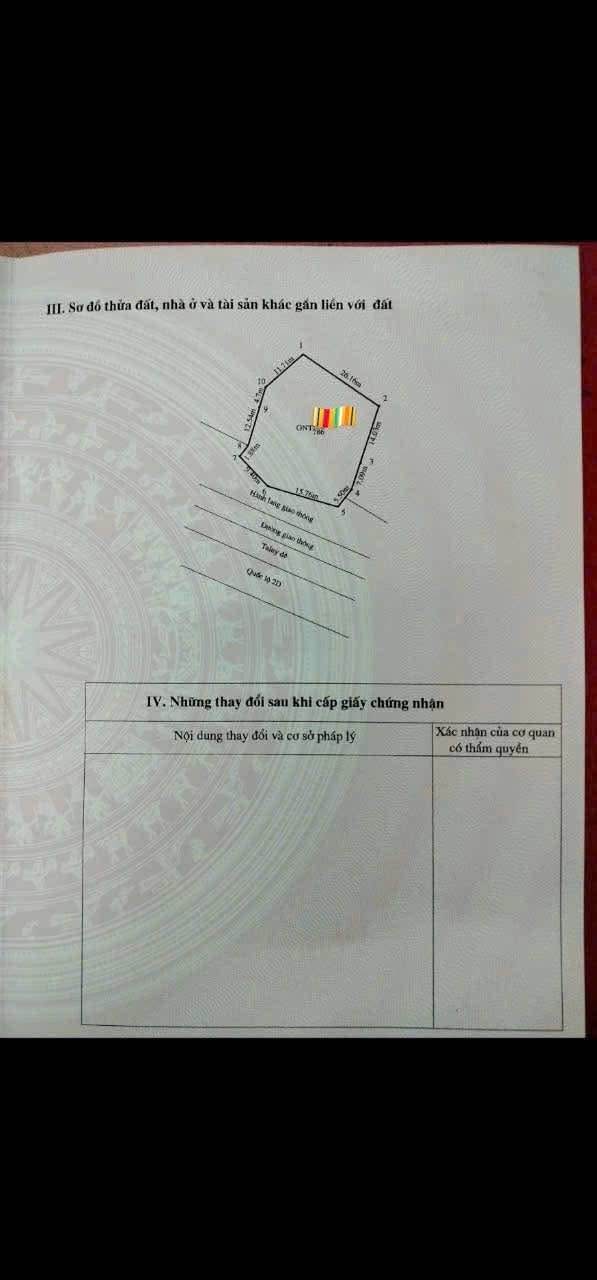 Đất nền Lâm Thao 786m² giá thỏa thuận - Mặt tiền 26m đẹp, gần nhà văn hóa!