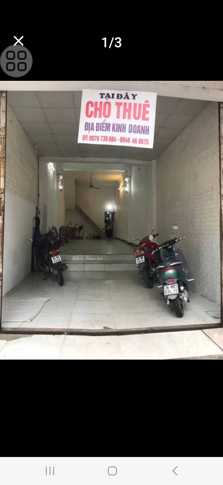 Cho thuê mặt bằng kinh doanh tại phường Hạc Thành, Thanh Hóa - Đối diện bánh trung thu Thuận Nhàn