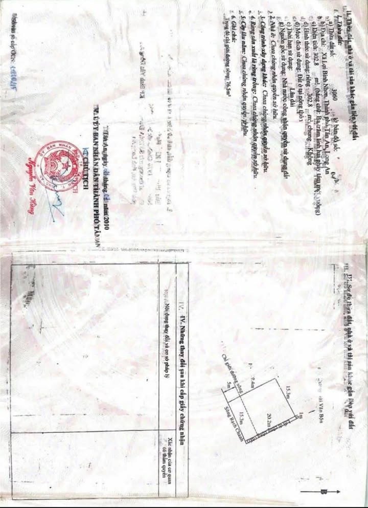 Đất thổ cư Lợi Bình Nhơn, Tân An 300m² giá 3.6 tỷ - View sông tuyệt đẹp!