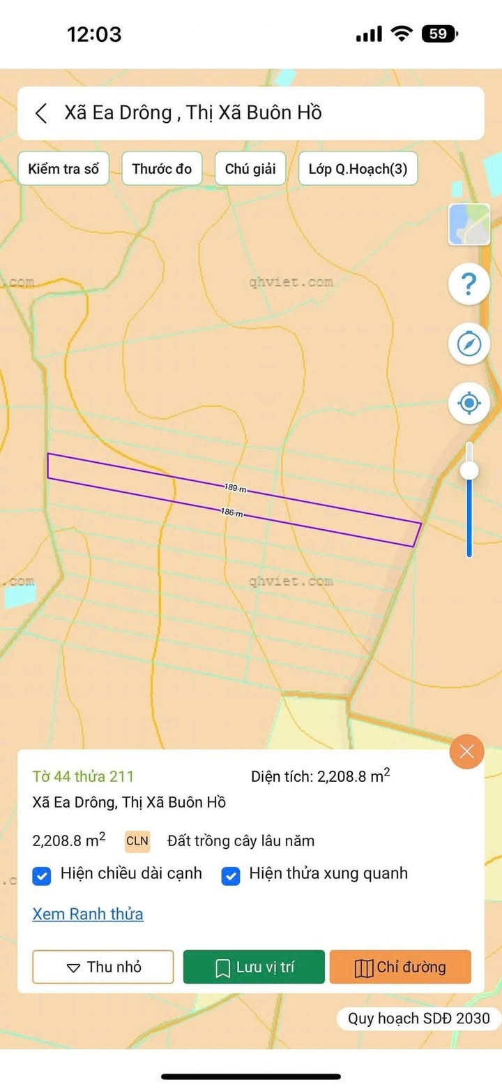 Bán đất thổ cư 7200m² thôn 7 Ea Drông, giá 200 triệu - Đất đẹp, giao thông thuận lợi!