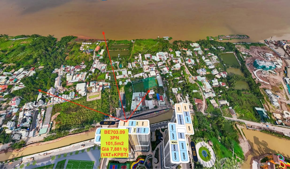 Căn hộ 3PN The Beverly Thủ Đức 101.5m² giá 7.88 tỷ - Sẵn sàng vào ở!