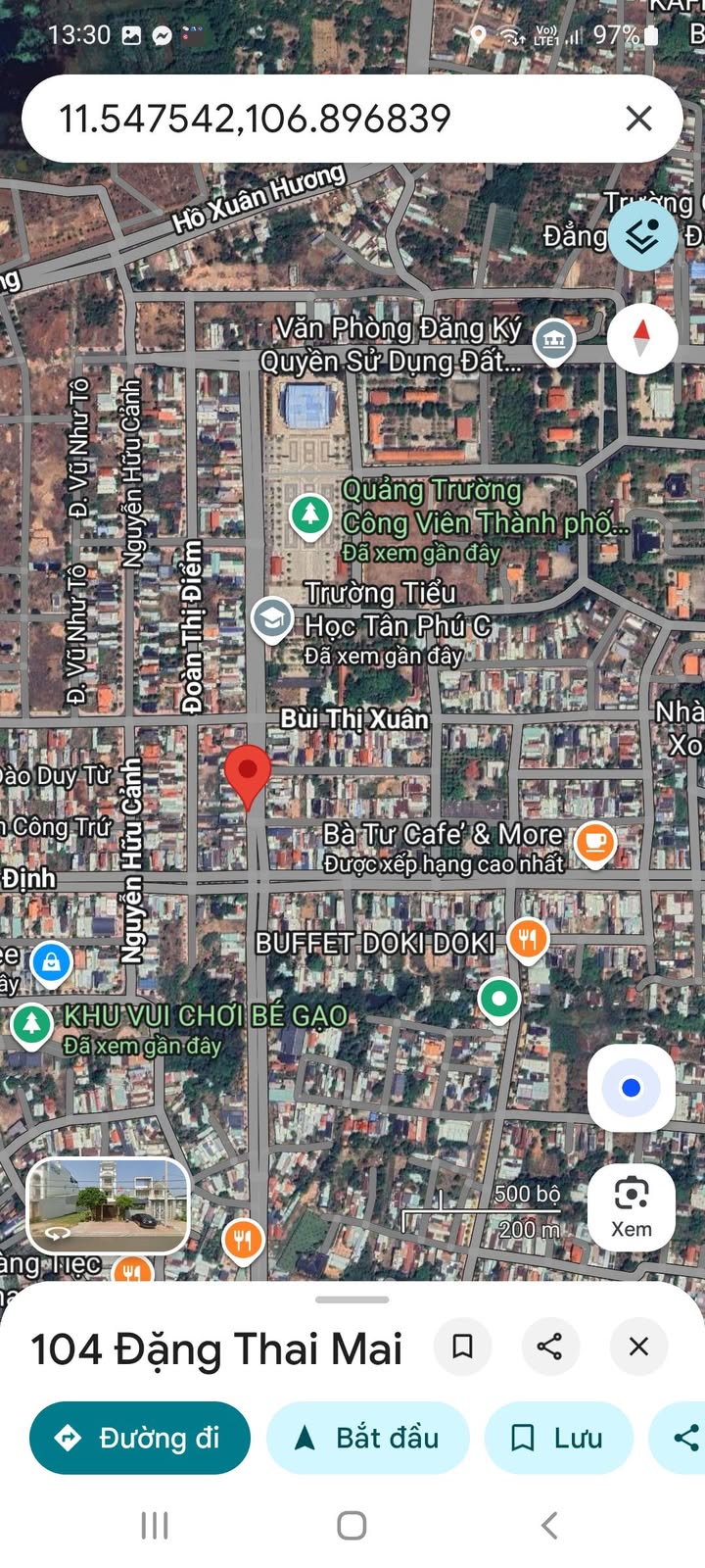 Đất nền đường Đặng Thai Mai, Tân Phú 150m² giá 3 tỷ - Vị trí lý tưởng cho kinh doanh!