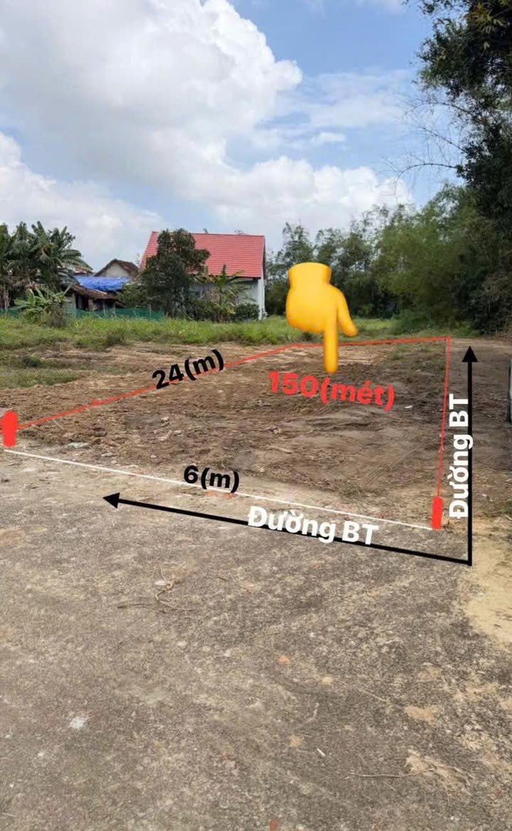 Đất nền Bình Nguyên Thăng Bình 149m² giá 500 triệu - Đường bê tông 6m