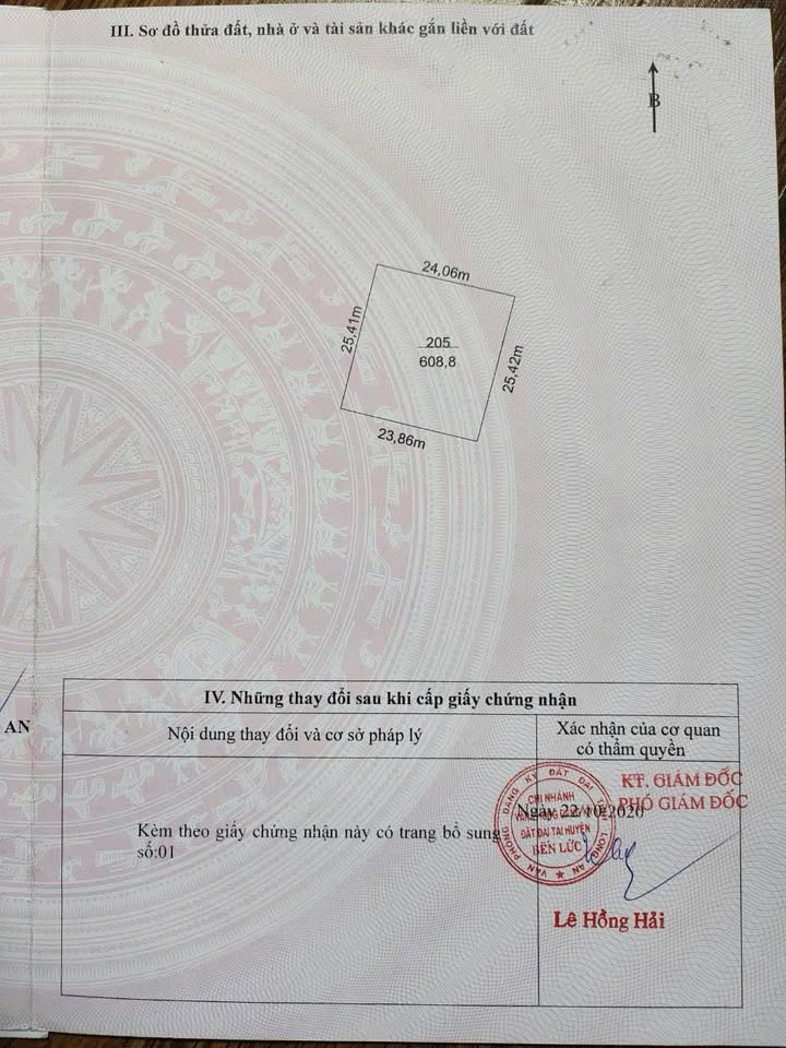 Đất vườn 600m² ấp 5 Thạnh Hoà - Bến Lức chỉ 404 triệu - Cơ hội đầu tư lý tưởng!