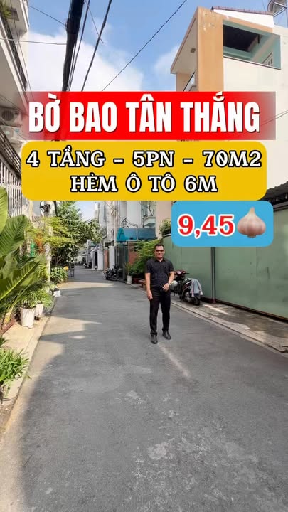 Nhà 4 tầng Tân Phú 70m² giá 9 tỷ - Gần siêu thị Aeon Tân Phú!