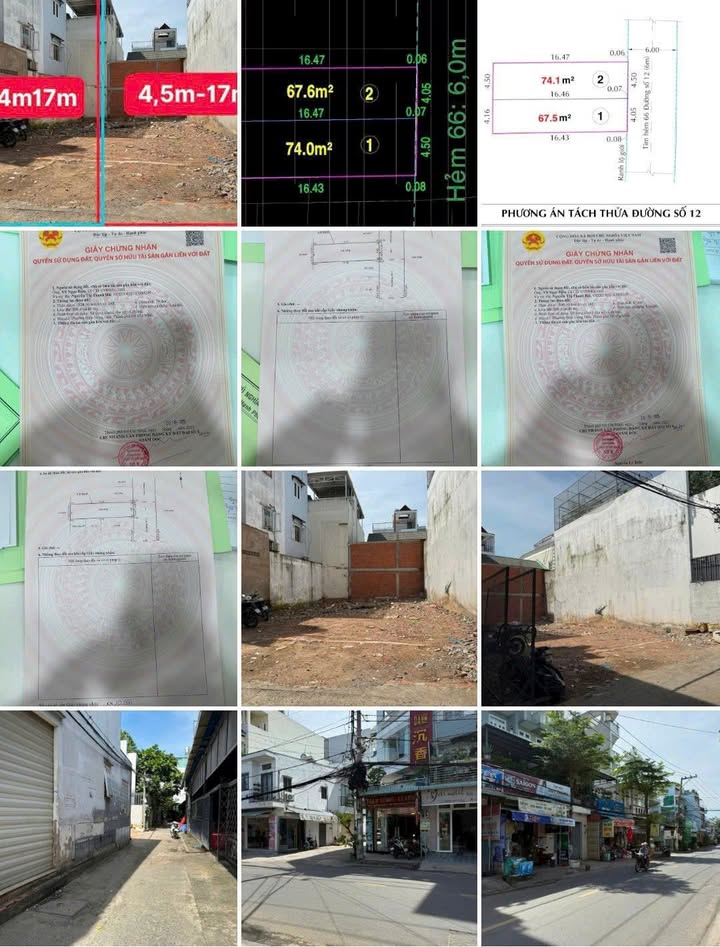 Đất nền phường Bình Hưng Hòa, quận Bình Tân, 67m² giá 5.5 tỷ - Đầu tư sinh lời ngay!