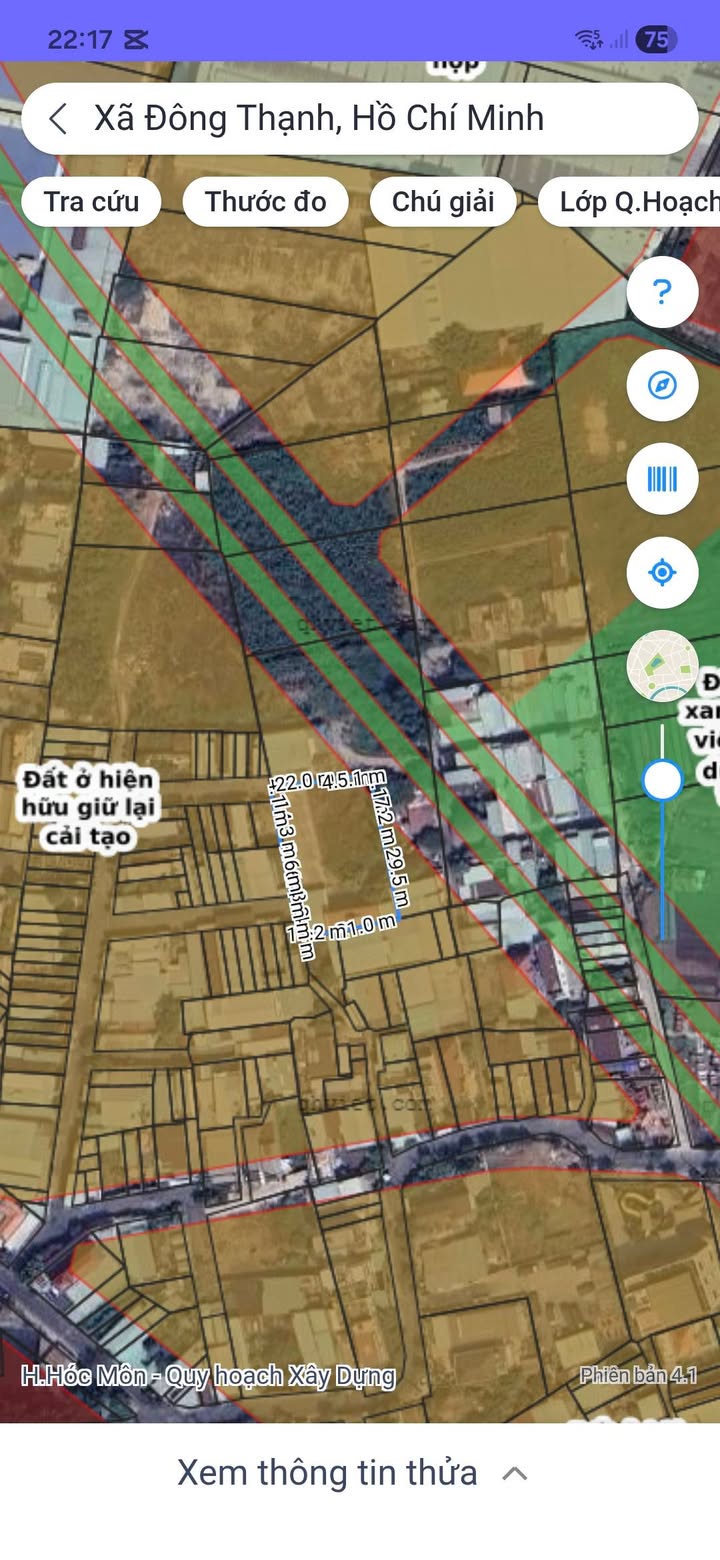 Đất Thới Tam Thôn Hóc Môn 1474m² giá 30.5 tỷ - Đầu tư sinh lời ngay!