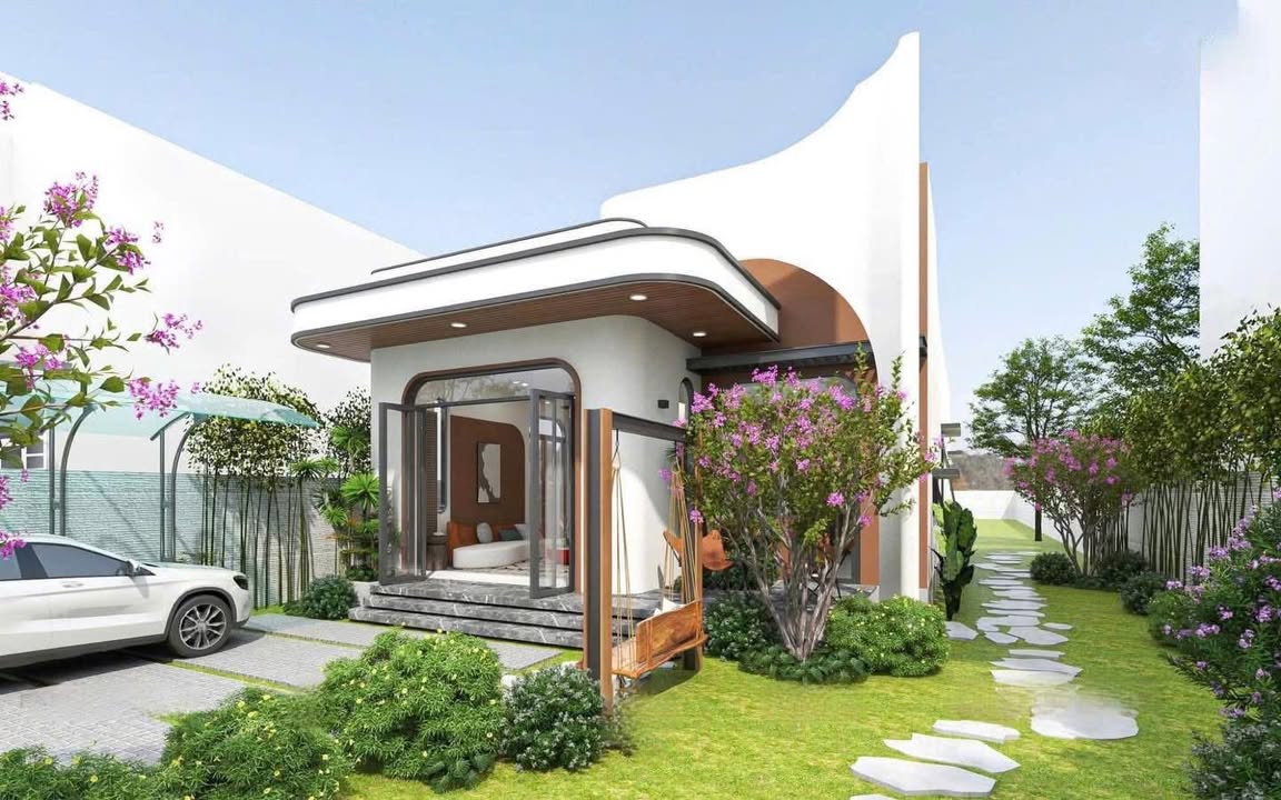 Nhà vườn hiện đại tại Nha Bích, Chơn Thành 128m² - Không gian sống như resort!