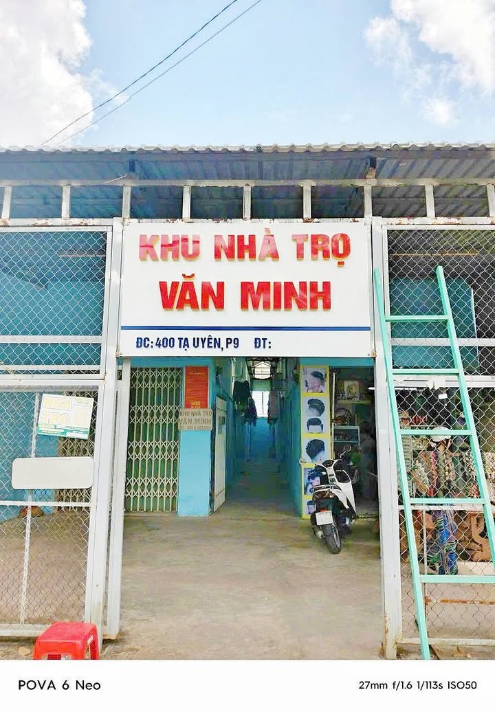Dãy nhà trọ 10 phòng tại đường Tạ Uyên, Cà Mau 192m² giá 3.8 tỷ - Đầu tư sinh lời ngay!