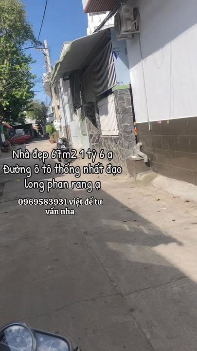 Nhà phố Đường Thống Nhất, Phan Rang 67m² giá 1.6 tỷ - Chính chủ bán gấp!