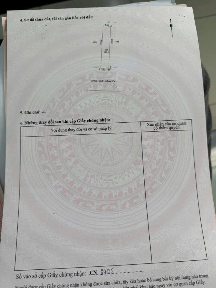 Đất thổ cư 150m² mặt tiền đường 816, Thạnh Đức, Bến Lức - Giá 2.45 tỷ, thương lượng!