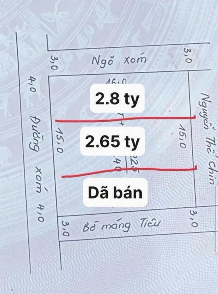 Đất nền Hoàng Diệu, Hà Đông 80m² giá 2 tỷ - Đường thông ô tô tránh!