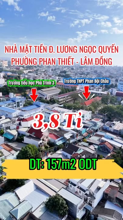 Bán đất tặng kèm nhà đường Lương Ngọc Quyến, Phú Trinh, 157m² chỉ 3.8 tỷ - Đầu tư sinh lời ngay!