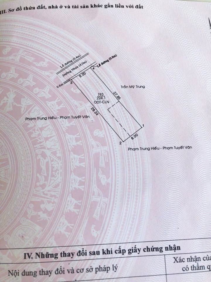 Đất nền Chánh Mỹ Thủ Dầu Một 224m² giá 5 tỷ - Vị trí đắc địa xây nhà ở!