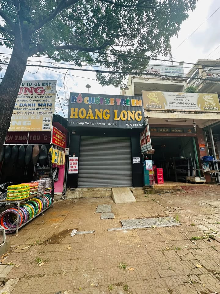 Bán gấp FrontHouse mặt tiền Hùng Vương Pleiku 80m² - Sổ đỏ chính chủ, giá chỉ 5 tỷ!
