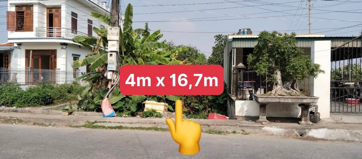 Đất thổ cư xã Nam Cường Tiền Hải 66.8m² giá 1.1 tỷ - Cắt lỗ chính chủ!