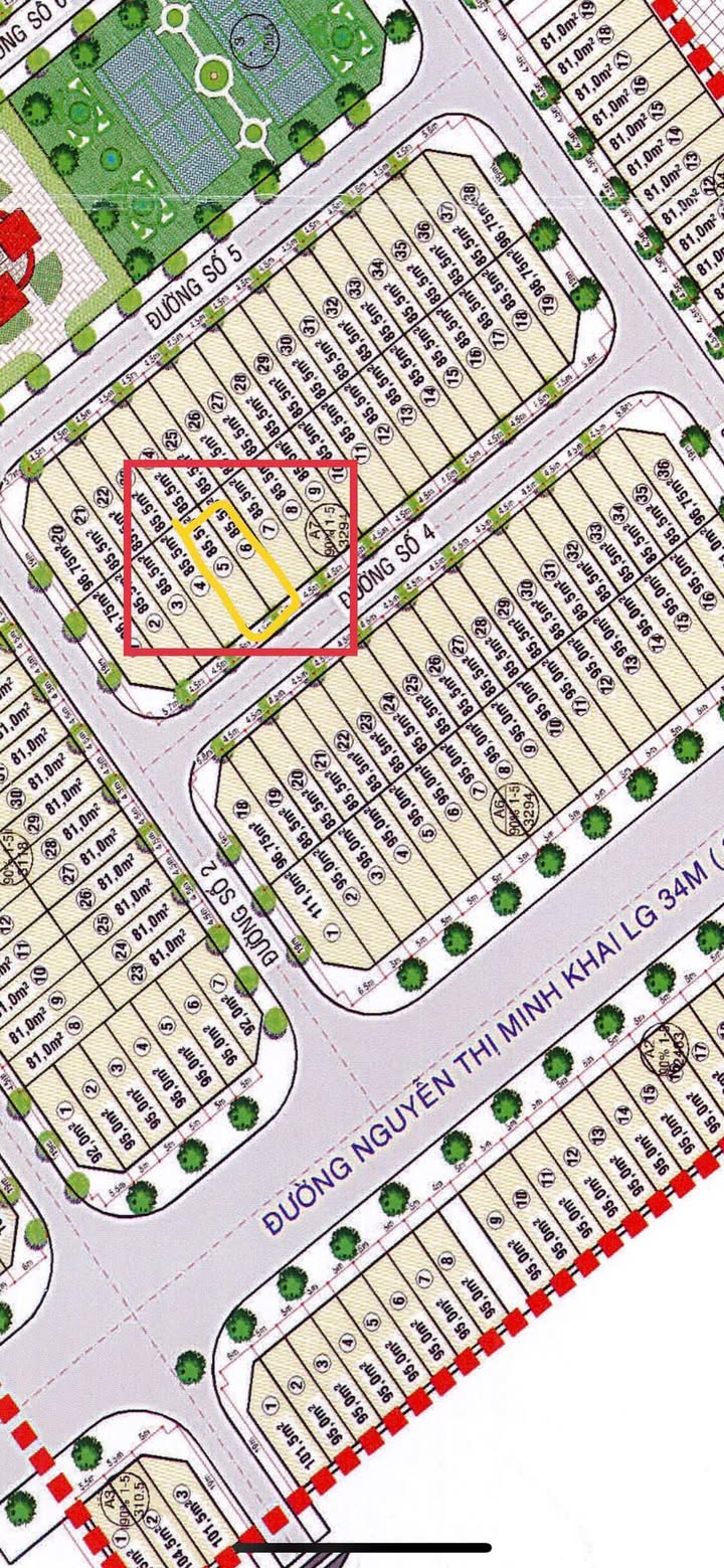 Đất nền KĐT Hồng Phát Ngã Bảy 85m² giá 2.55 tỷ - Hướng Tây Nam, pháp lý sổ hồng