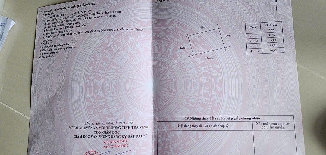 Đất thổ cư 150m² tại hẻm 57 đường Lò Hột, Châu Thành - Giá chỉ 500 triệu!