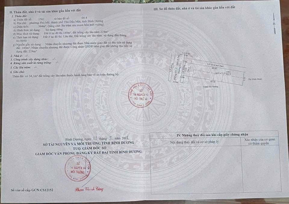 Nhà góc 2 mặt tiền đường DX001 - Phú Mỹ 360m² giá 9 tỷ - Đầu tư sinh lời ổn định!