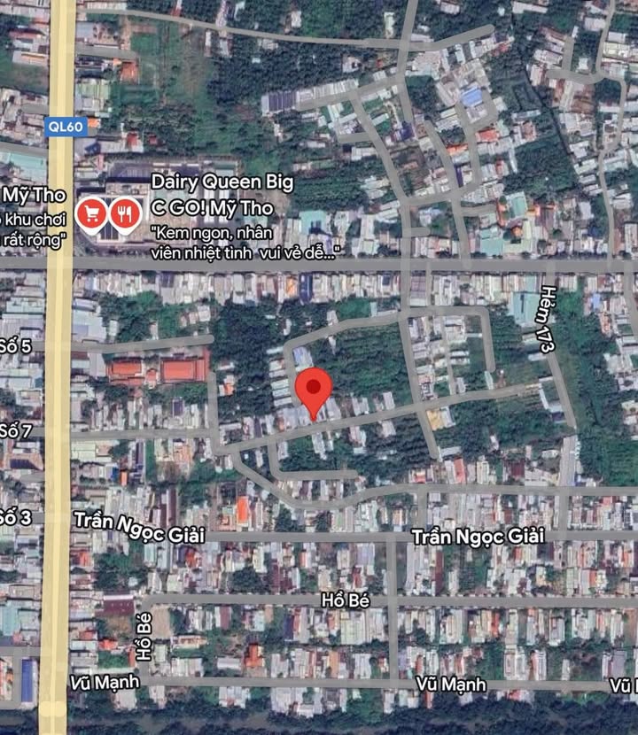 Đất thổ cư phường 6 - TP. Mỹ Tho 108,8m² giá 2,5 tỷ - Vị trí đắc địa, pháp lý rõ ràng