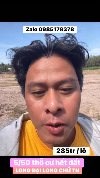 Đất thổ cư Long Đại Bến Cầu 550m² giá 285 triệu - Cơ hội đầu tư vàng!