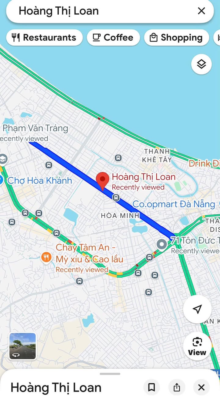 Bán lô đất mặt tiền Hoàng Thị Loan, Hòa Minh, Đà Nẵng 100m² - Vị trí kinh doanh sầm uất!