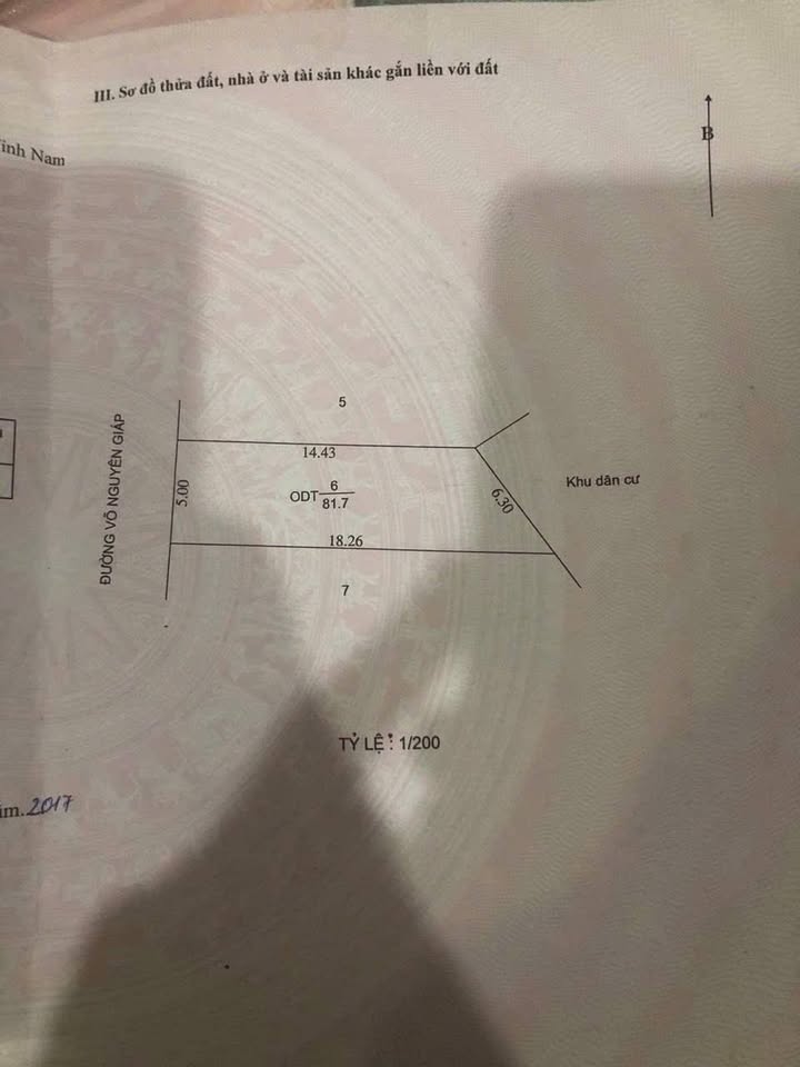 Bán đất mặt đường Võ Nguyên Giáp, Nam Định 81.7m² giá 8.17 tỷ - Vị trí đẹp nhất!