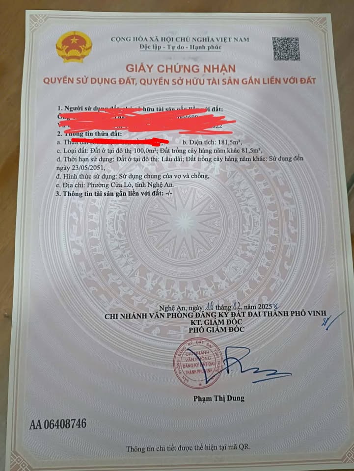 Lô đất Nghi Hải, Cửa Lò 181,5m² giá 1.906 tỷ - Đầu tư tiềm năng tốt!