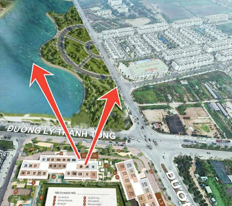 Căn hộ Masteri LakeSide Gia Lâm 66m² giá 5.4 tỷ - View hồ tuyệt đẹp!