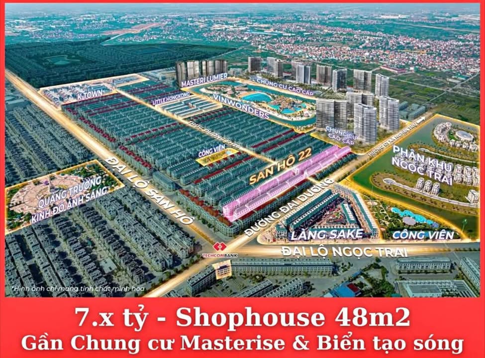 Shophouse Vinhomes Ocean Park 48m² giá 7 tỷ - Đầu tư sinh lời ngay sát biển!