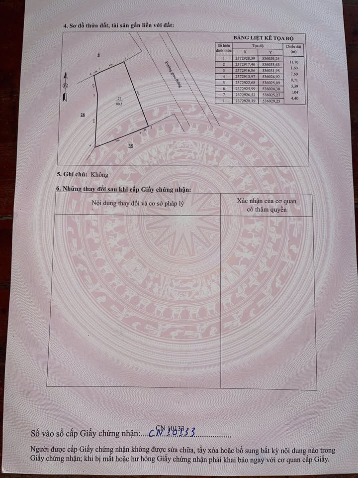 Đất nền Cẩm Khê 80.5m² giá 1 tỷ - Vị trí đắc địa, sổ hồng chính chủ!