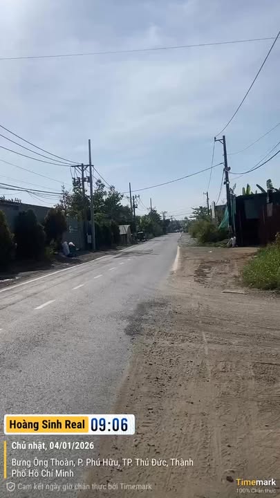 Đất mặt tiền Bưng Ông Thoàn, Phú Hữu 4500m² giá 220 tỷ - Cơ hội đầu tư cực kỳ hấp dẫn!