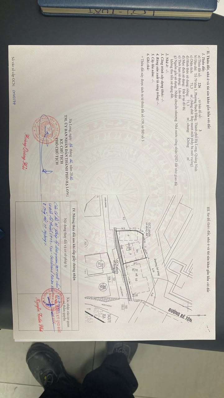 Đất chính chủ Hạ Long 71.3m² giá chỉ 5 tỷ - Ngõ lớn ô tô tránh nhau