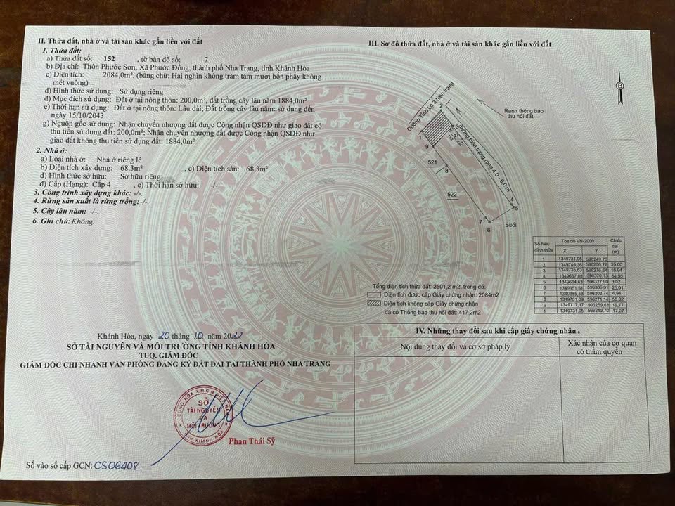 Đất mặt tiền Tỉnh lộ 2, Phước Đồng, Nha Trang 2000m² giá 15 tỷ - Đầu tư lý tưởng!