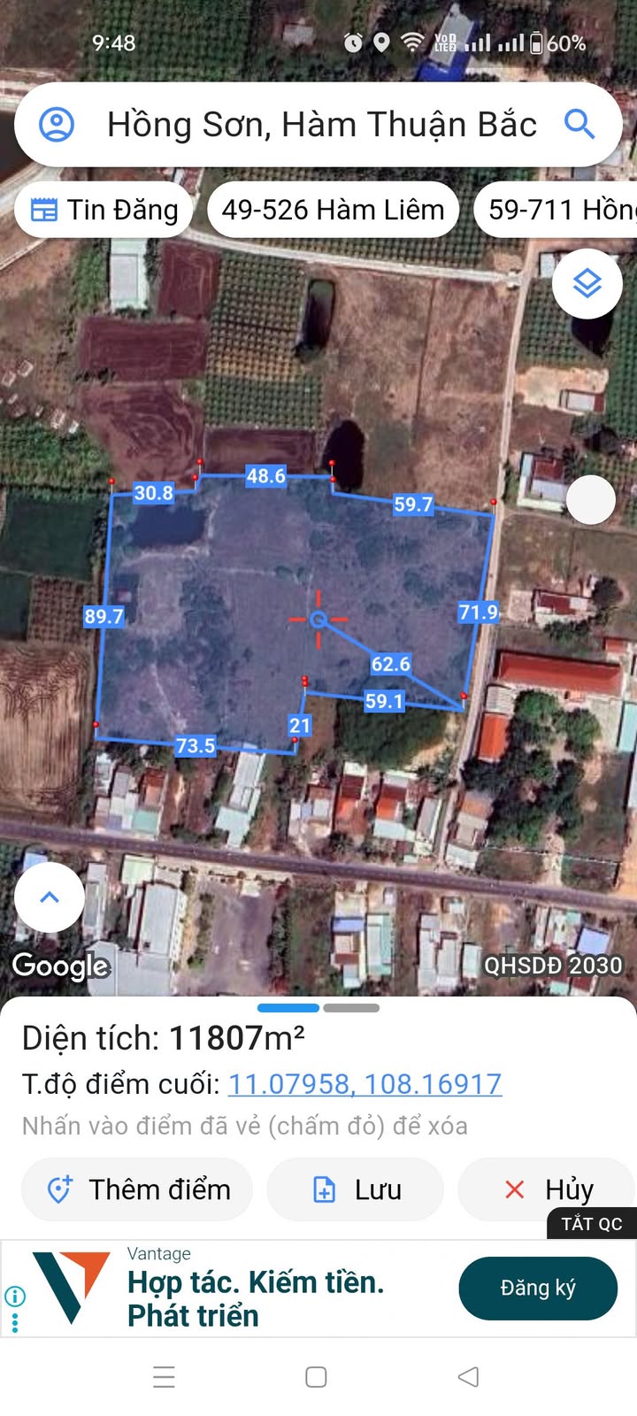 Đất thổ cư Hồng Sơn, Phan Thiết 11,100m² - Giá thỏa thuận cực hấp dẫn!