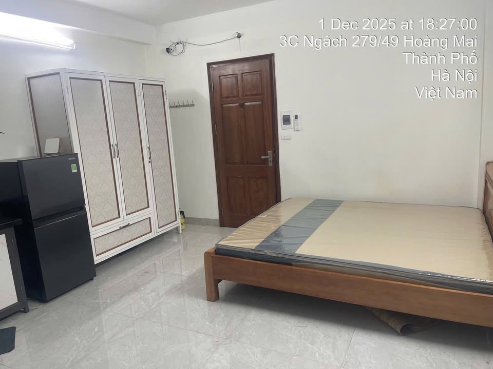Căn hộ CCMN Hoàng Mai, Hà Nội 30m² giá 4.3 triệu - Full nội thất mới 100%!