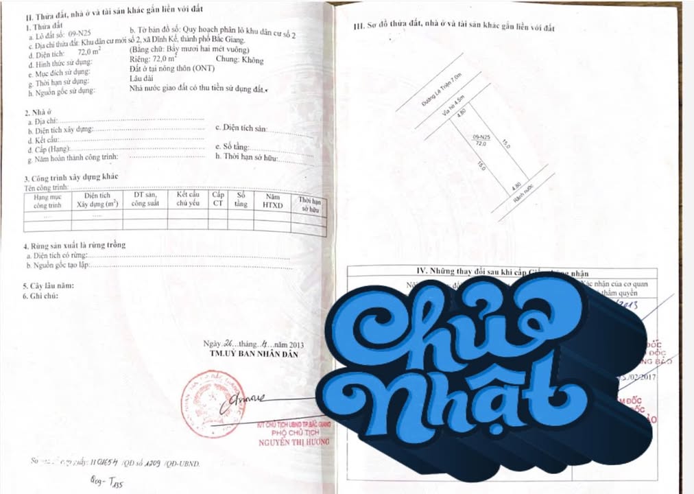 Đất nền Dân cư số 2, TP Bắc Giang 72m² giá 7.2 tỷ - Vị trí đắc địa gần ngân hàng và trường học!