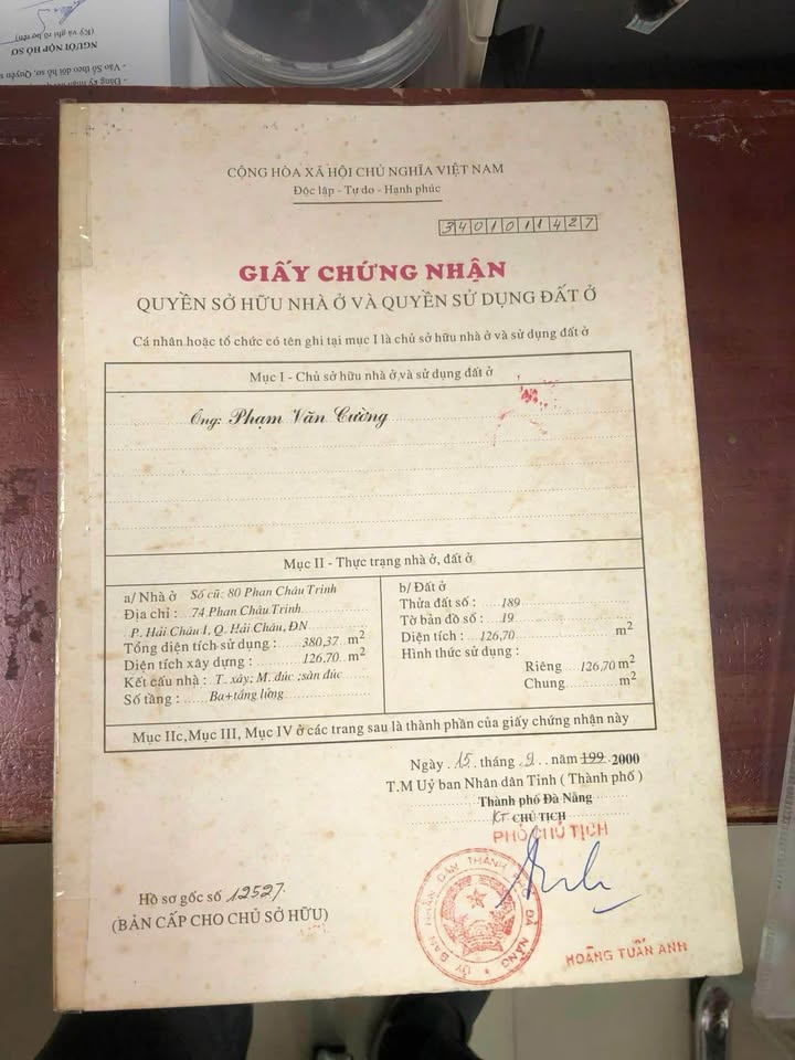 Đất mặt tiền đường Phan Châu Trinh, quận Hải Châu 126.7m² giá 22 tỷ - Cơ hội đầu tư sinh lời!