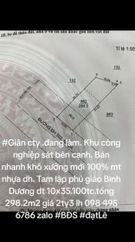 Đất nền Tam Lập, Phú Giáo 300m² giá 1.55 tỷ - Cơ hội đầu tư tuyệt vời!