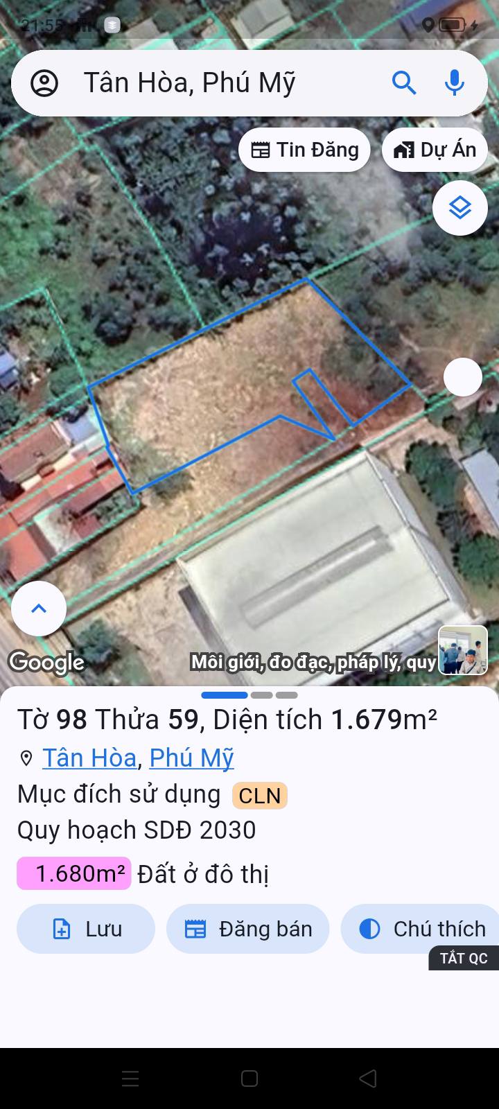 Đất mặt tiền Quốc lộ 51, Phú Mỹ 2500m² giá 20 tỷ - Đầu tư sinh lời lý tưởng!