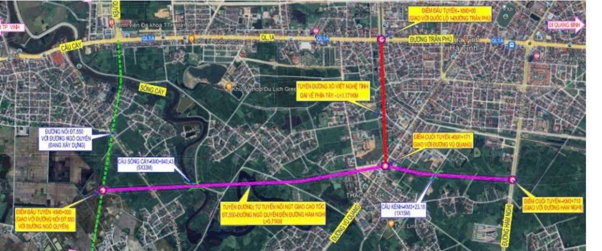 Đất nền góc 2 mặt tiền Thạch Linh, TP Hà Tĩnh 137m² - Cơ hội đầu tư hấp dẫn!