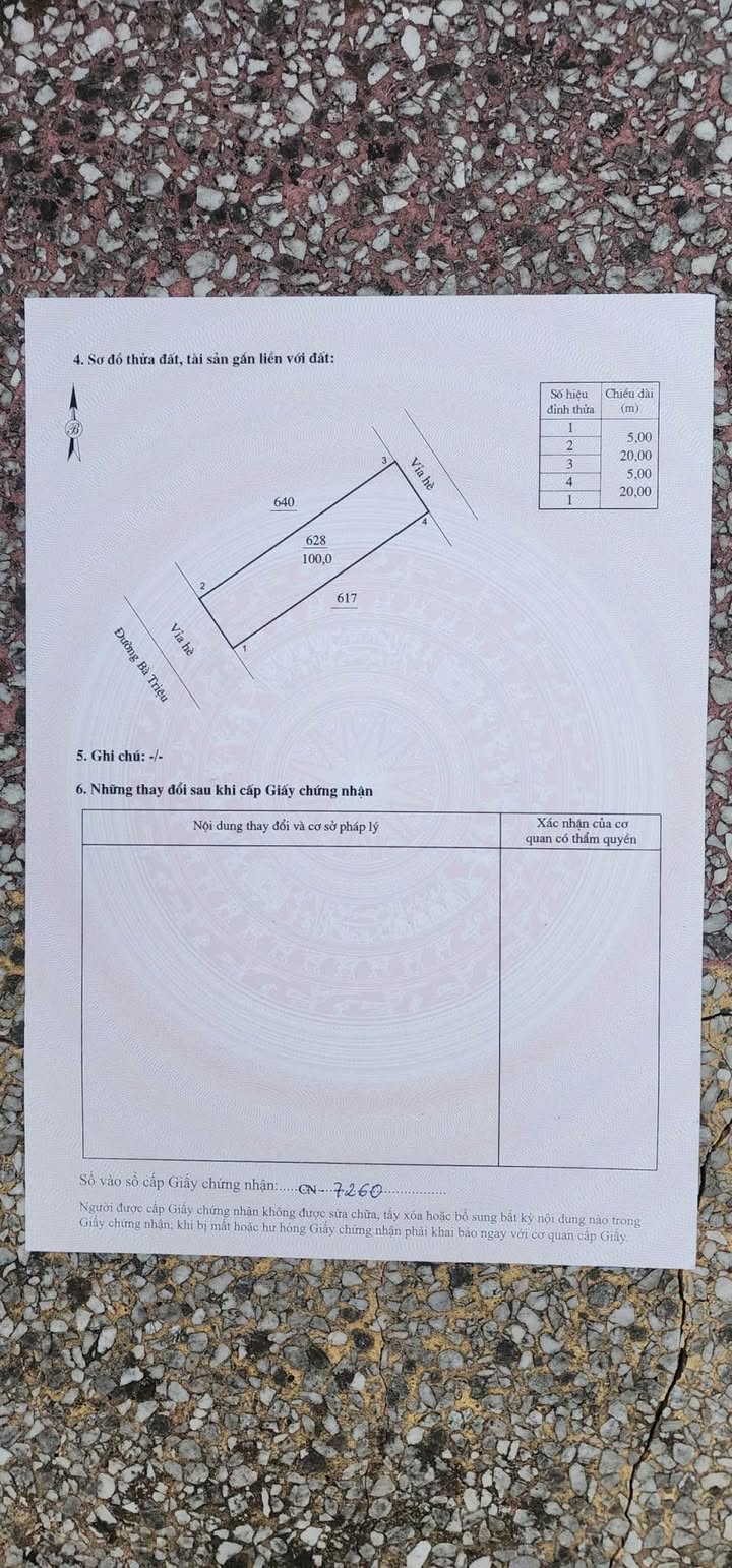 Đất mặt đường Bà Triệu, xã Mai Pha, 100m² giá 5 tỷ - Cơ hội đầu tư tuyệt vời!