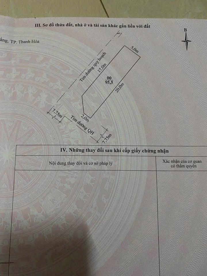 Lô đất đầu ve phường Quảng Thắng 95,5m² - Kinh doanh thuận lợi ngay Chung cư Tân Thành 3!